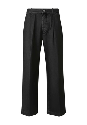 Nine In The Morning pleated cotton trousers - Black