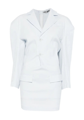 Issey Miyake Like Torso notched lapels blazer - Blue