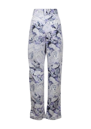 Baum Und Pferdgarten geometric-print trousers - Purple