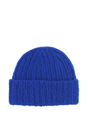 WOMMELSDORFF BERLIN ribbed-knit beanie hat - Blue