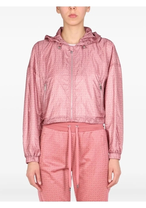 Michael Michael Kors hooded patterned jacket - Pink