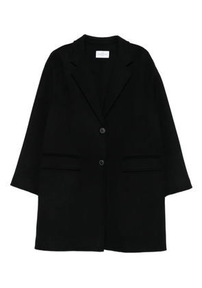 THE DYNAMIS STUDIO Oxford button wool coat - Black