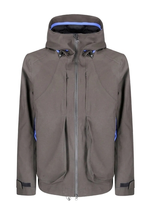 GR10K Skeleton Shell II hoodie - Grey