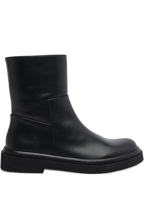 Paloma Barceló zip-detail round-toe ankle boots - Black