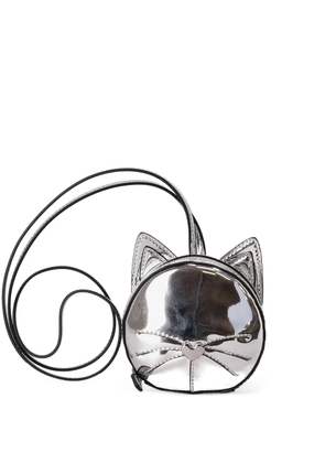 Karl Lagerfeld Ikon Le Chat cross body bag - Silver