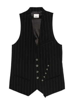 ISABEL MARANT pinstripe buttoned waistcoat - Black