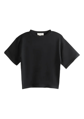 ATELIER NEW YORK silk-blend T-shirt - Black