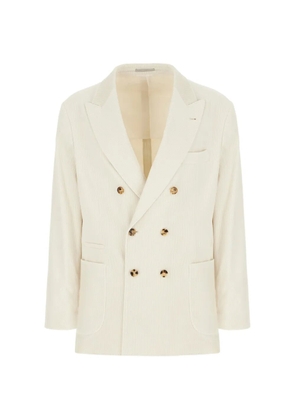 Brunello Cucinelli corduroy blazer - Neutrals