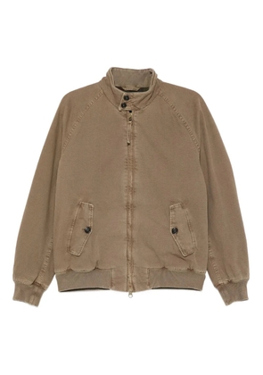 Baracuta zip-up bomber jacket - Brown