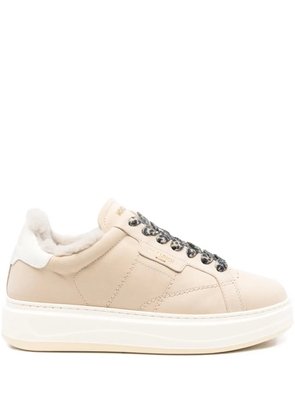 Woolrich shearling low-top sneakers - Neutrals