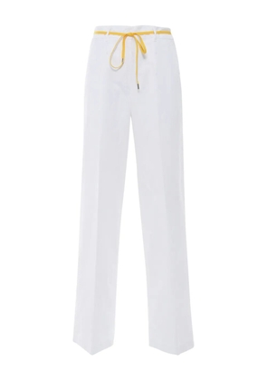 ASPESI ribbon-belt trousers - White