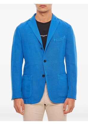 Boglioli notched-lapel single-breasted blazer - Blue
