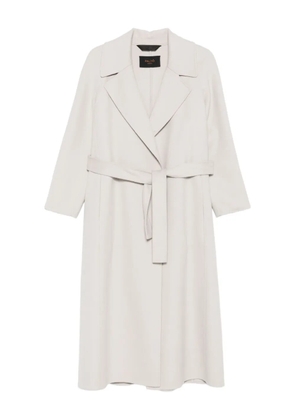 Paltò Paola belted lapels coat - Grey
