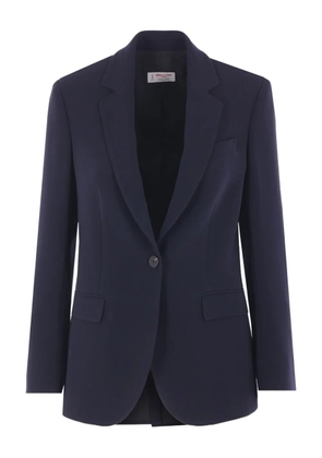 Alberto Biani single-breasted blazer - Blue