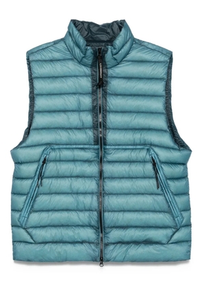 C.P. Company quilted front-zip vest - Blue