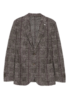 L.B.M. 1911 checked blazer - Brown