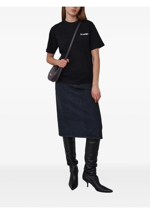 OpéraSPORT Claude organic-cotton T-shirt - Black