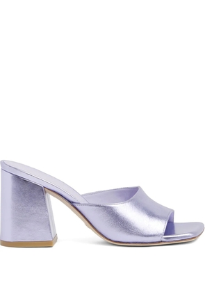 Stuart Weitzman 85mm Tia mules - Purple