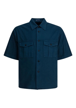 Auralee double-pocket cotton shirt - Blue