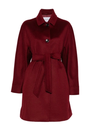Max Mara Filato belted coat - Red