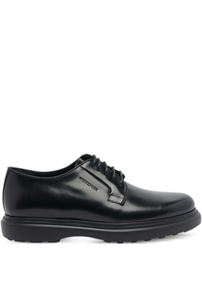 Stuart Weitzman round-toe lace-up shoes - Black