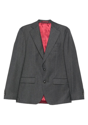 Sand single-breasted blazer - Grey
