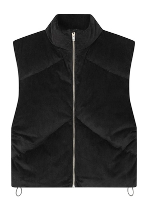 ROUGH. corduroy gilet - Black