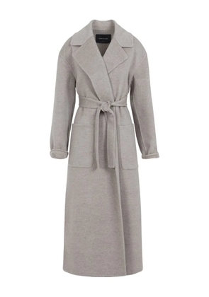 Fabiana Filippi belted notched-lapels coat - Neutrals