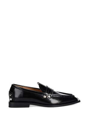 GANNI studded loafers - Black