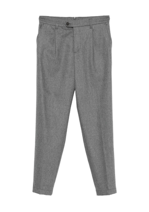 Eleventy pleated wool trousers - Grey