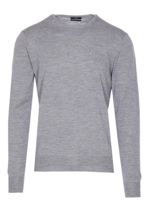 Hosio long-sleeve crew-neck sweater - Grey
