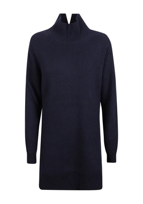DONDUP high-neck knitted dress - Blue