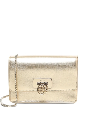 V°73 metallic-effect chain shoulder bag - Neutrals