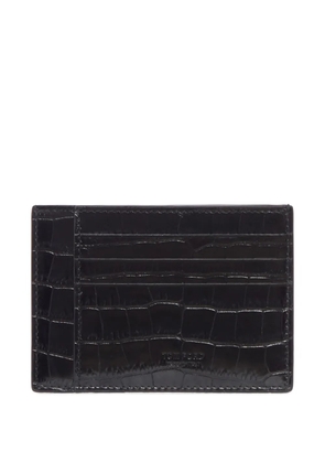 TOM FORD crocodile-effect leather wallet - Black