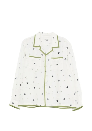 BODE Blackberry long-sleeve shirt - Neutrals