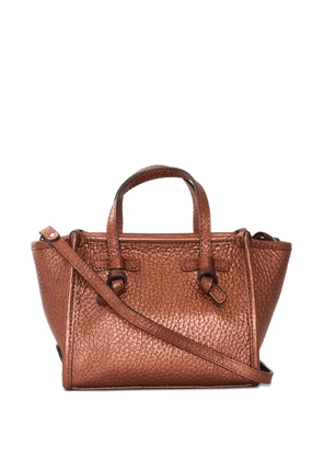 GIANNI CHIARINI Miss Marcella knotted-detail tote bag - Brown