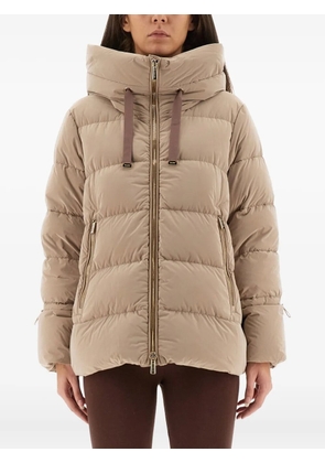 Moorer Gadia hooded jacket - Neutrals