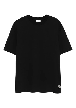 Les Deux Danton logo-embroidered T-shirt - Black