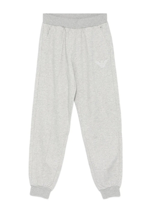Emporio Armani logo-detail track pants - GREY