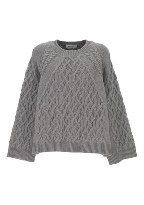 Alexander McQueen cable-knit wool sweater - Grey