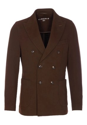 Circolo 1901 double-breasted blazer - Brown