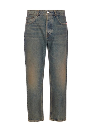 AMISH whiskering-effect jeans - Blue