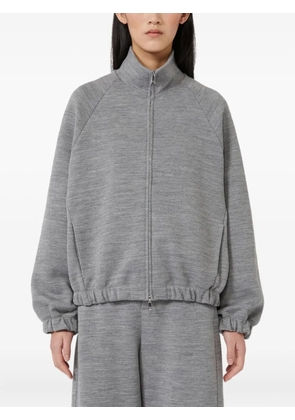 Max Mara zip-front pocket sweater - Grey