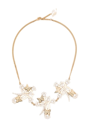 Blumarine cross choker - Gold