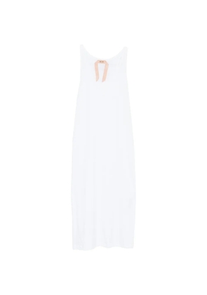 Nº21 V-neck jersey dress - White