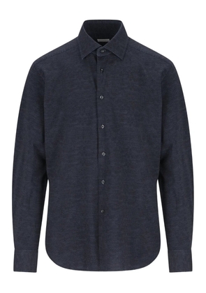 Xacus point-collar shirt - Blue