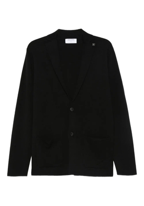 Gran Sasso single-breasted wool blazer - Black