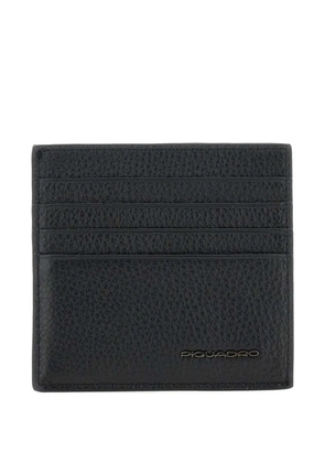 PIQUADRO logo-plaque cardholder - Black