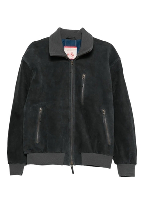 A Kind of Guise suede bomber jacket - Black