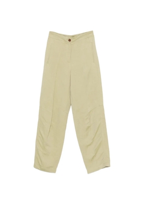 Erika Cavallini button detail trousers - Green